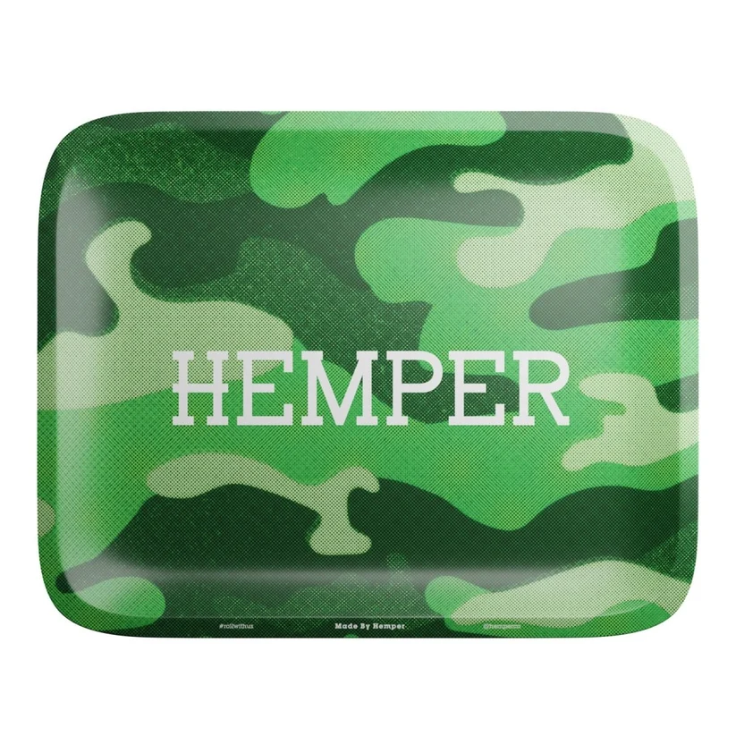 Hemper - Camouflage 綠色迷彩 金屬捲菸盤