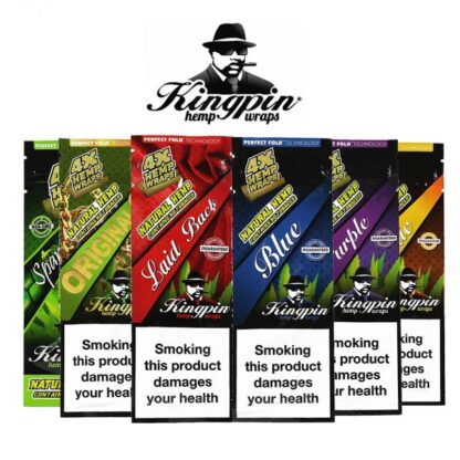 Kingpin - Hemp Wraps 雪茄皮 4入：圖片 2
