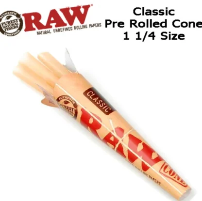 RAW - Classic Cone 1 1/4 預捲菸 6入