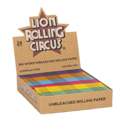 Lion Rolling Circus - [KingSize] 小丑馬戲團 無漂白捲菸紙 110mm：圖片 5