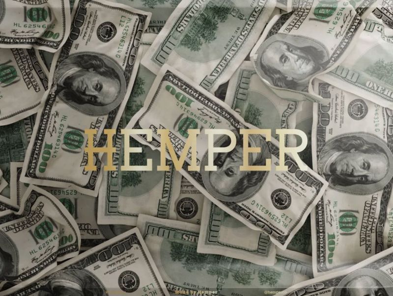 Hemper - It's Money美金 金屬捲菸盤