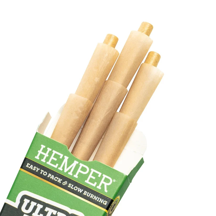 Hemper - Ultra-Thin 1¼ 經典棕色 預捲菸 6入:圖片 4