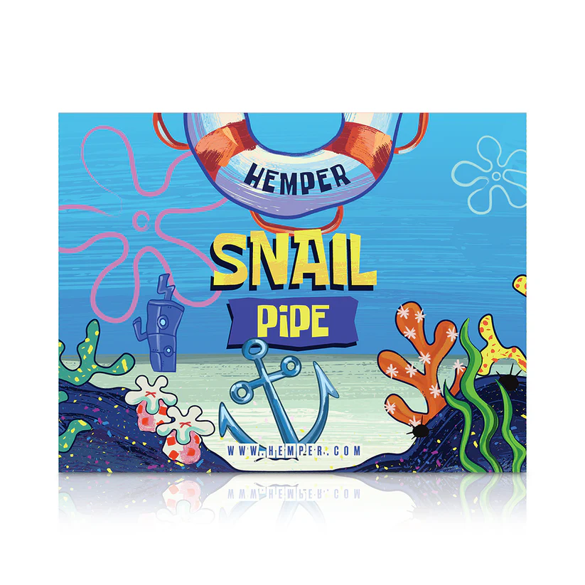 Hemper - Snail 可愛小蝸 玻璃菸斗:圖片 2