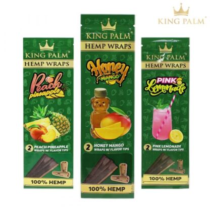 King Palm - Hemp Wraps 風味 原葉雪茄紙 2入
