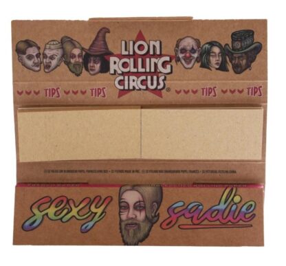Lion Rolling Circus - 未漂白捲菸紙+濾嘴[ King Size]110mm：圖片 3