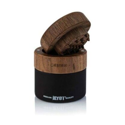 RYOT - Wood GR8TR W/ Storage Jar 櫸木研磨器 63mm：圖片 3