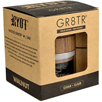 RYOT - Wood GR8TR W/ Storage Jar 櫸木研磨器 63mm：圖片 8