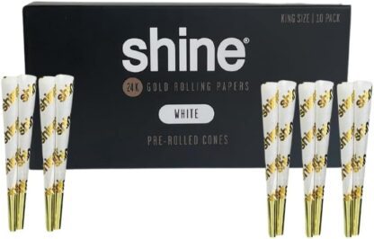 Shine - 24K 白色閃耀 預捲菸 10入：圖片 2