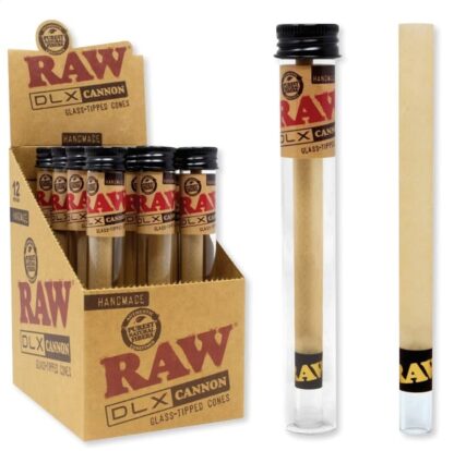 RAW - DLX 玻璃濾嘴 手工大砲 預捲菸 1入：圖片 2