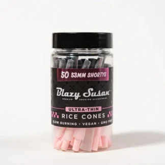 Blazy Susan - 53mm Shorty 超薄米製 迷你預捲菸 | 50支罐裝 |