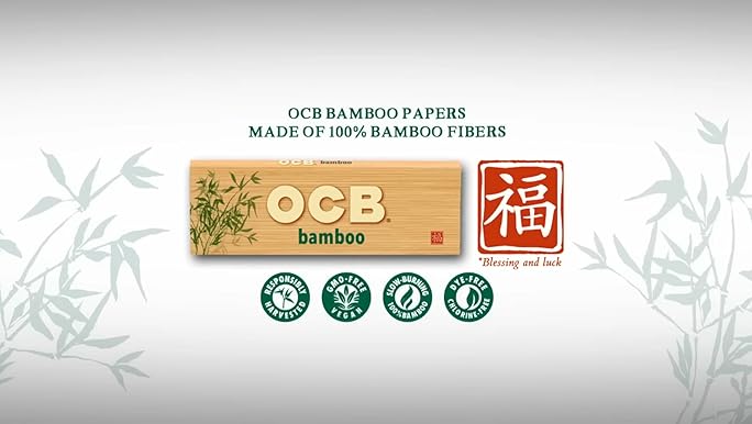 OCB - Bamboo 1 1/4 竹製 捲菸紙 78mm