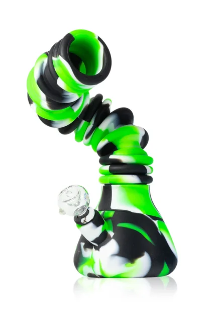 SiliPli™ - 折疊 矽膠水菸斗 25cm：圖片 3