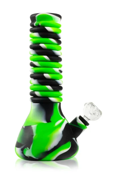 SiliPli™ - 折疊 矽膠水菸斗 25cm：圖片 2