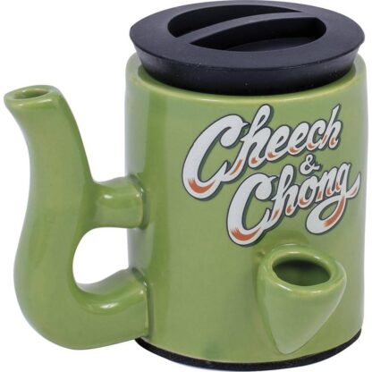 Cheech & Chong - Stash Jar Pipe 二合一陶瓷管與儲藏罐組合
