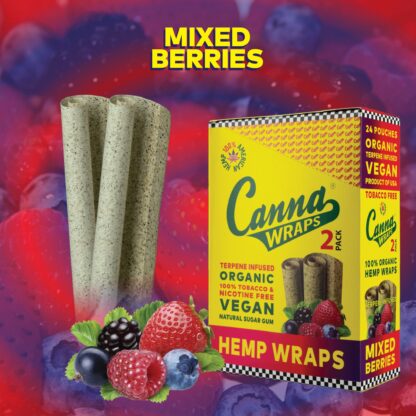 Canna WRAPS - Organic Hemp Wraps 雪茄皮 [萜烯+] 2入：圖片 4