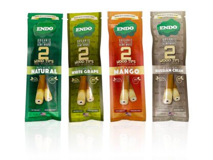 ENDO - HEMP WRAP 雪茄預捲菸 [附木質濾嘴] 2入：圖片 3