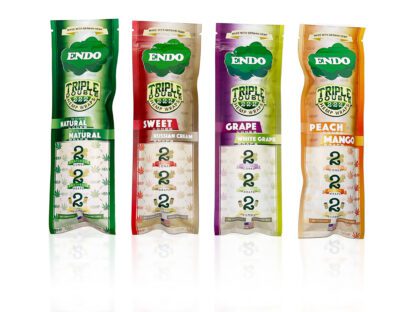 Endo - Triple Duble 雪茄皮+預捲菸 套組[萜烯+] 4入：圖片 2