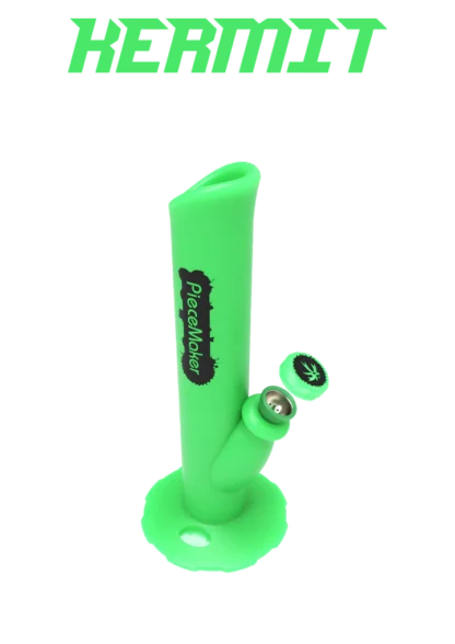 PIECEMAKER - Kermit  矽膠水菸斗 30cm：圖片 3