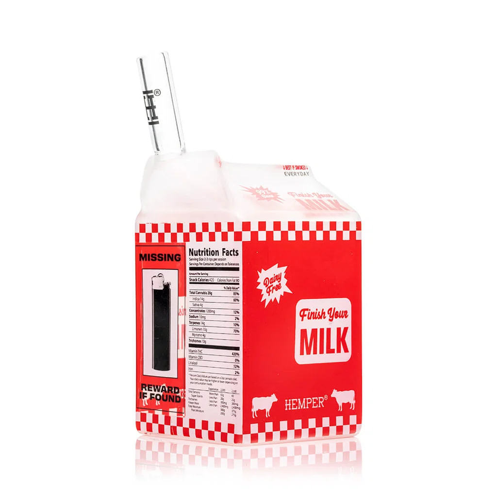 Hemper - Weedies Milk Carton 牛奶紙盒 過水器 14.5cm:圖片 3