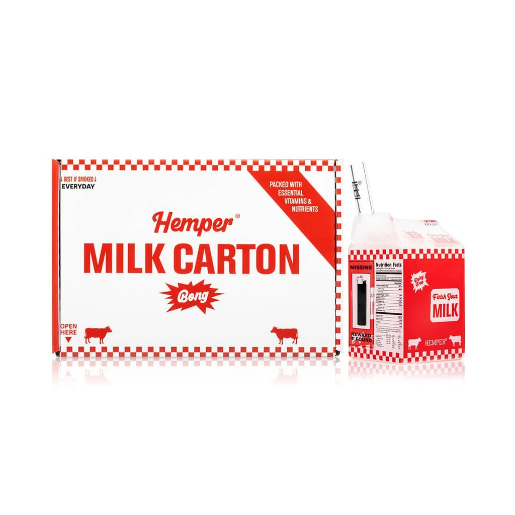 Hemper - Weedies Milk Carton 牛奶紙盒 過水器 14.5cm
