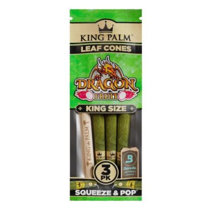 King Palm - Leaf Cones King Size 棕櫚葉 雪茄預捲菸 [火龍果] 3入