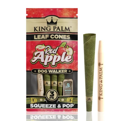 King Palm - Blunt Mini Rolls Cone 棕櫚葉 雪茄預捲煙 【紅蘋果】3入：圖片 2