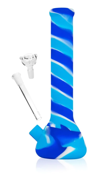 SiliPli™ - 大型矽膠燒杯 水菸斗 34cm：圖片 3