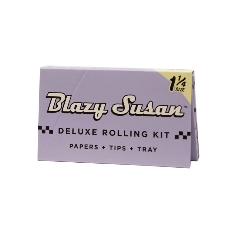 Blazy Susan - 1 1/4 紫色 豪華捲菸紙套裝 78mm:圖片 3