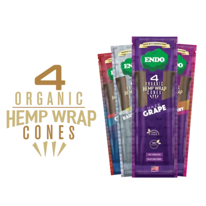 Endo - Organic Hemp 雪茄預捲菸 4入