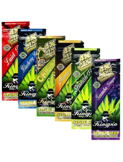 Kingpin - Hemp Wraps 雪茄皮 4入：圖片 4