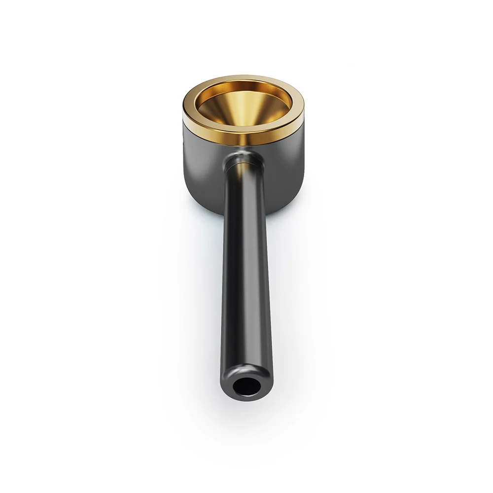 VESSEL - Pipe Gunmetal 雙螺旋精密 金屬菸斗:圖片 3