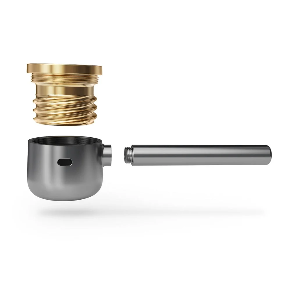 VESSEL - Pipe Gunmetal 雙螺旋精密 金屬菸斗:圖片 5