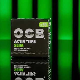 OCB - Activ Tips 超薄 活性碳濾芯濾嘴 7mm [50入]