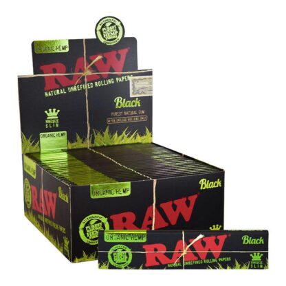 RAW - Black Organic 黑選有機 捲菸紙 110mm：圖片 7