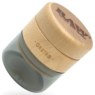 RAW - 原木+玻璃 研磨儲存罐 63mm