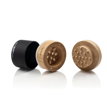 RYOT - Wood GR8TR W/ Storage Jar 櫸木研磨器 63mm：圖片 6