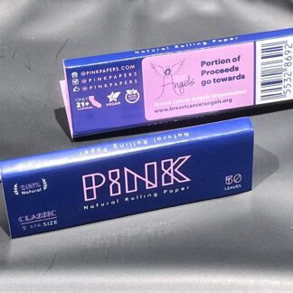 PINK -（1 1/4 )天然粉紅捲煙紙 78mm