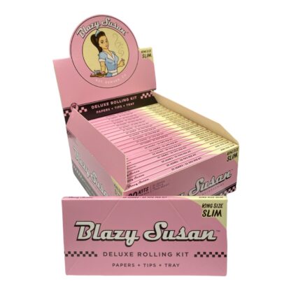 BLAZY SUSAN - 粉紅KING SIZE 豪華捲菸套裝 110mm