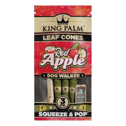 King Palm - Blunt Mini Rolls Cone 棕櫚葉 雪茄預捲煙 【紅蘋果】3入
