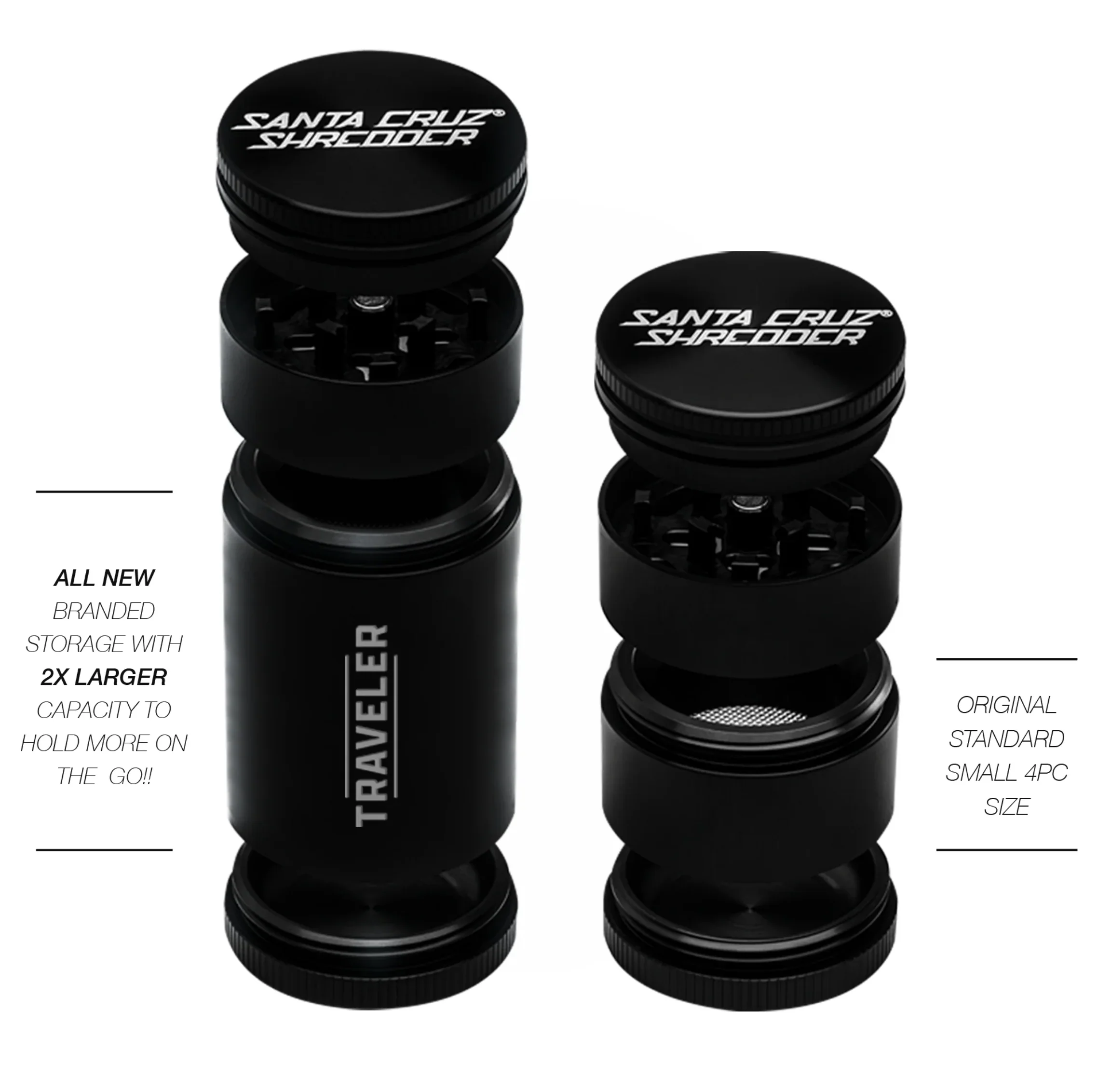 Santa Cruz Shredder - TRAVELER 旅行者 四片式 研磨器 40mm