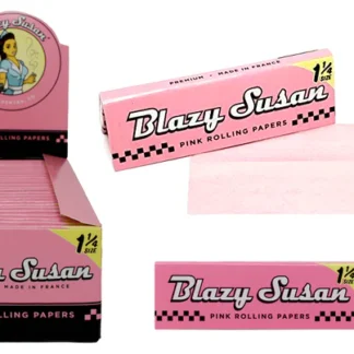 Blazy Susan - 1 1/4 粉紅捲菸紙 78mm