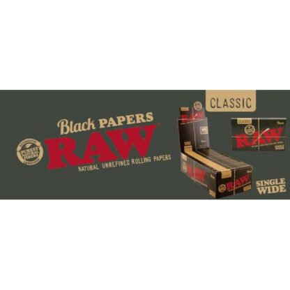 RAW - Black Natural SW 黑選 捲煙紙 70mm：圖片 3