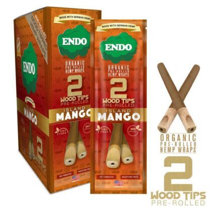 ENDO - HEMP WRAP 雪茄預捲菸 [附木質濾嘴] 2入：圖片 6