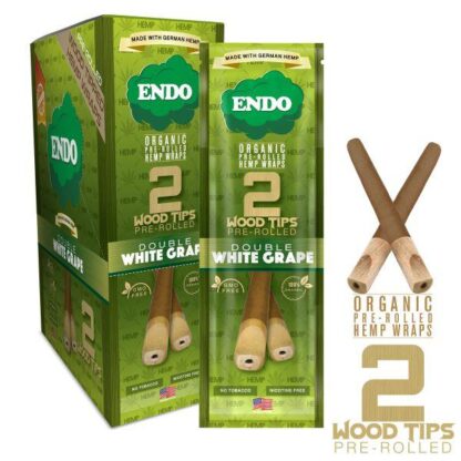 ENDO - HEMP WRAP 雪茄預捲菸 [附木質濾嘴] 2入：圖片 5