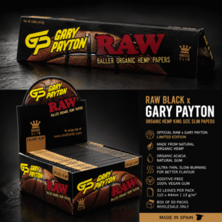 RAW x Gary Payton - 限量版Baller 有機麻纖 Ks捲菸紙110mm