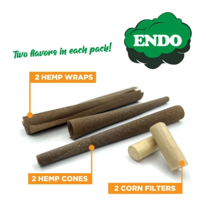 Endo - Triple Duble 雪茄皮+預捲菸 套組[萜烯+] 4入：圖片 4