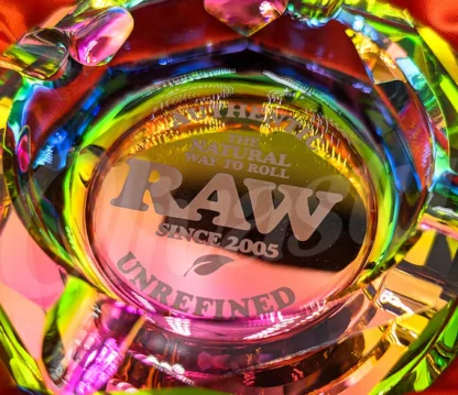RAW - Rainbow Glass 水晶玻璃煙灰缸：圖片 7