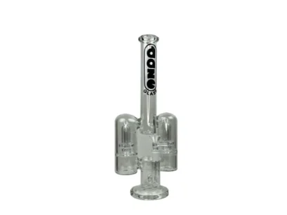Daze Glass - 14" 火箭飛船雙噴頭 水菸斗：圖片 2