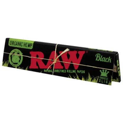 RAW - Black Organic 黑選有機 捲菸紙 110mm：圖片 6