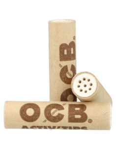 OCB - Virgin 無漂白 活性碳濾芯濾嘴 6mm [10入]